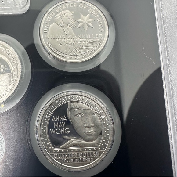 2022 US Mint Silver Proof Set w/ Box & COA – American Women Quarters - Picture 12 of 15